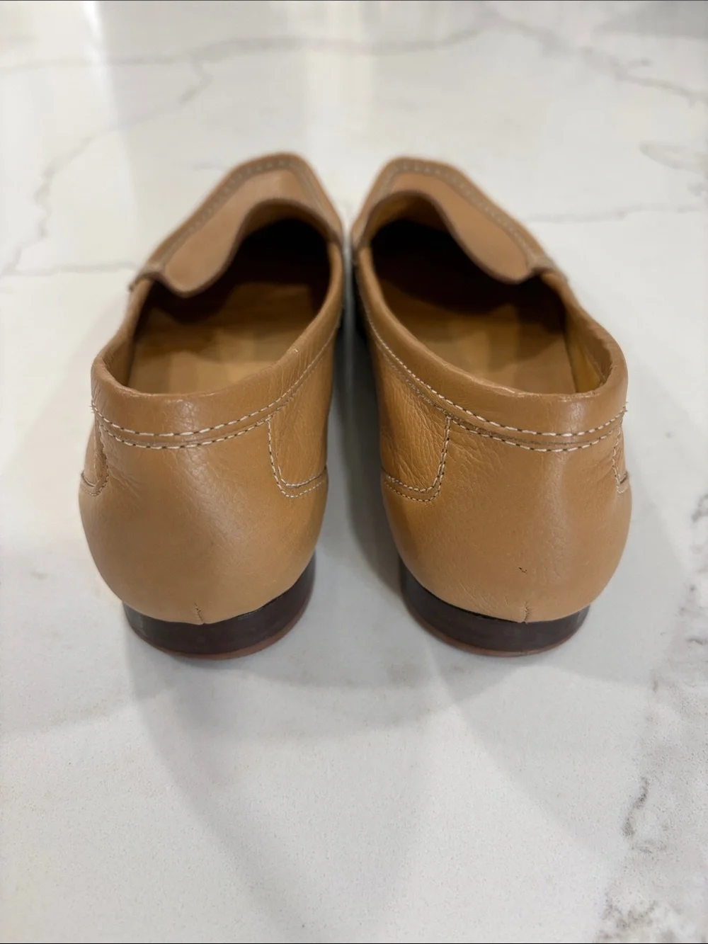 Cole Haan Tan Leather Moccasin Loafers Flats Size 7